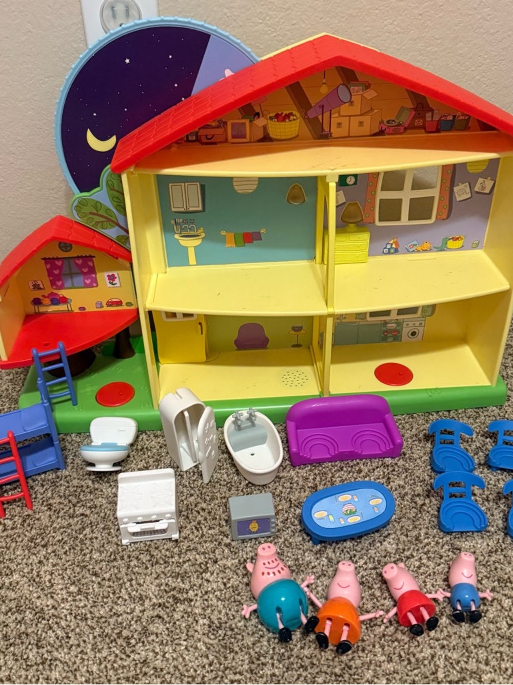 Peppa Pig’s Adventure Peppa’s Playtime to bedtime house
